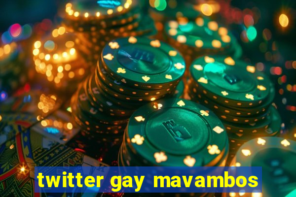 twitter gay mavambos